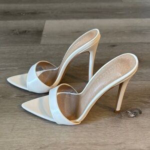 White Stiletto Heels